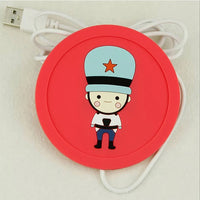 High Quality USB Cute Warmer Gadget Cartoon Silicone Cup Pad