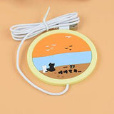 High Quality USB Cute Warmer Gadget Cartoon Silicone Cup Pad