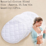 4/6/10/12PCS Washable Breathable Absorbency Breast Pads