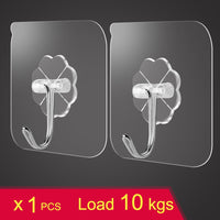 transparent strong suction hooks for home