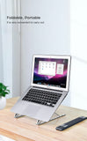 Universal Aluminum Alloy Foldable Portable Laptop Stand With Adjustable Thermal