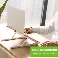 Foldable And Adjustable Ergonomic Design Laptop Stand