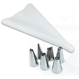 8Pcs/Set Silicone Icing Piping Cream Pastry Bag