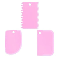 3Pcs/lot Cake Scraper Edge Decorating