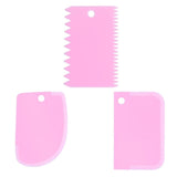 3Pcs/lot Cake Scraper Edge Decorating